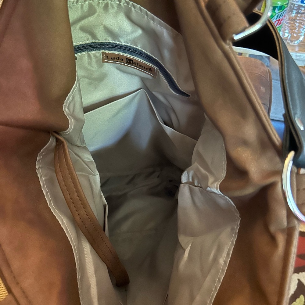 Vegan Leather Tote Bag - Picture 7 of 7